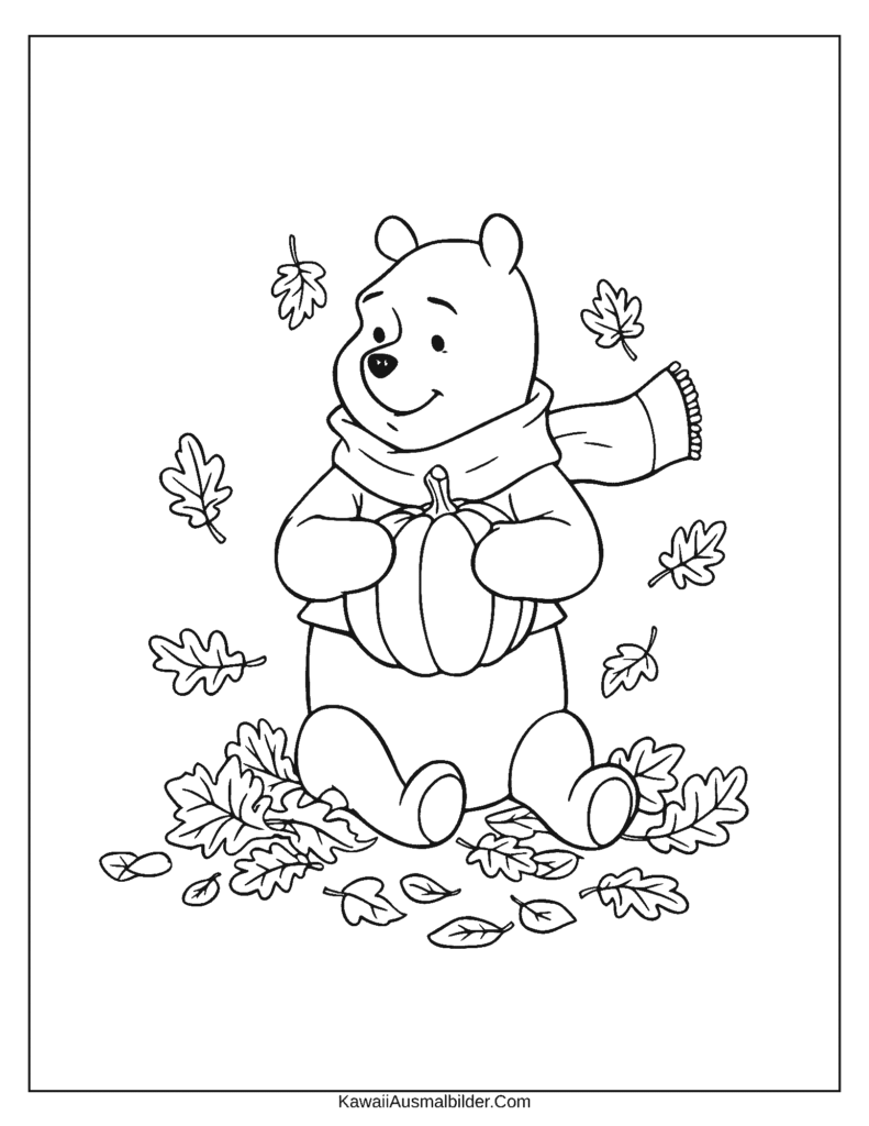 Disney Herbst ausmalbild