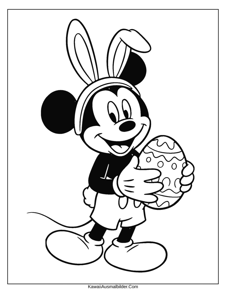 Disney Oster-ausmalbild