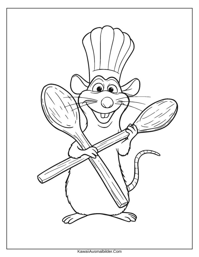 Disney Ratatouille ausmalbild