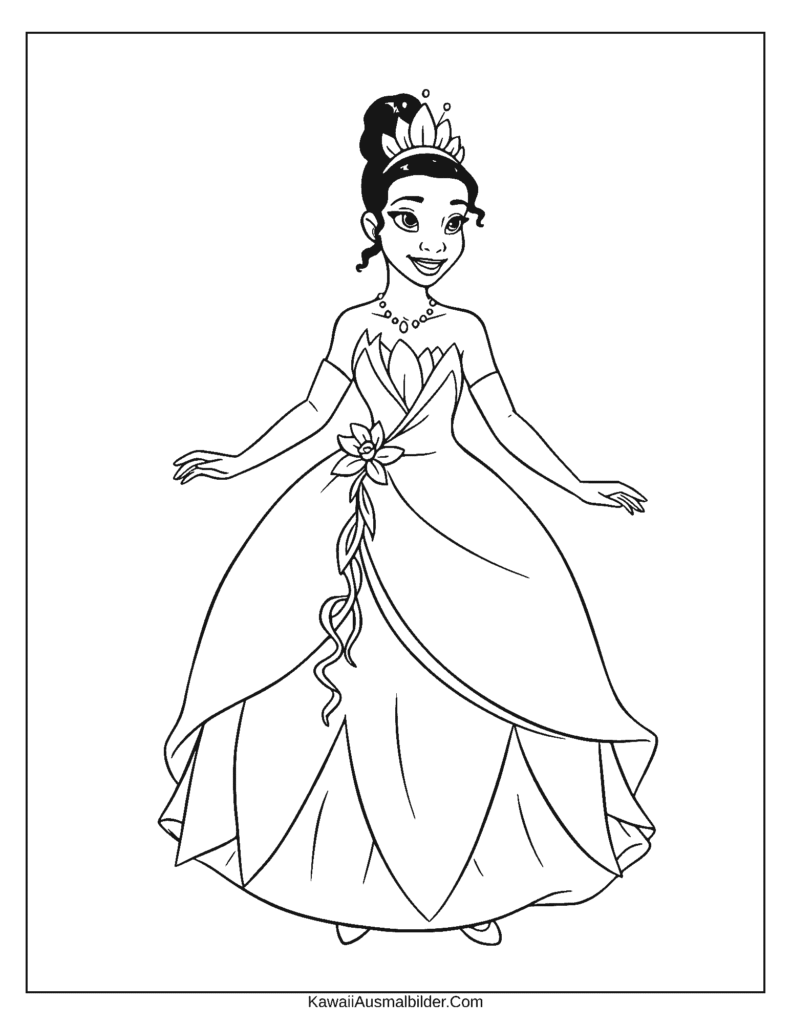Disney Tiana Malvorlage