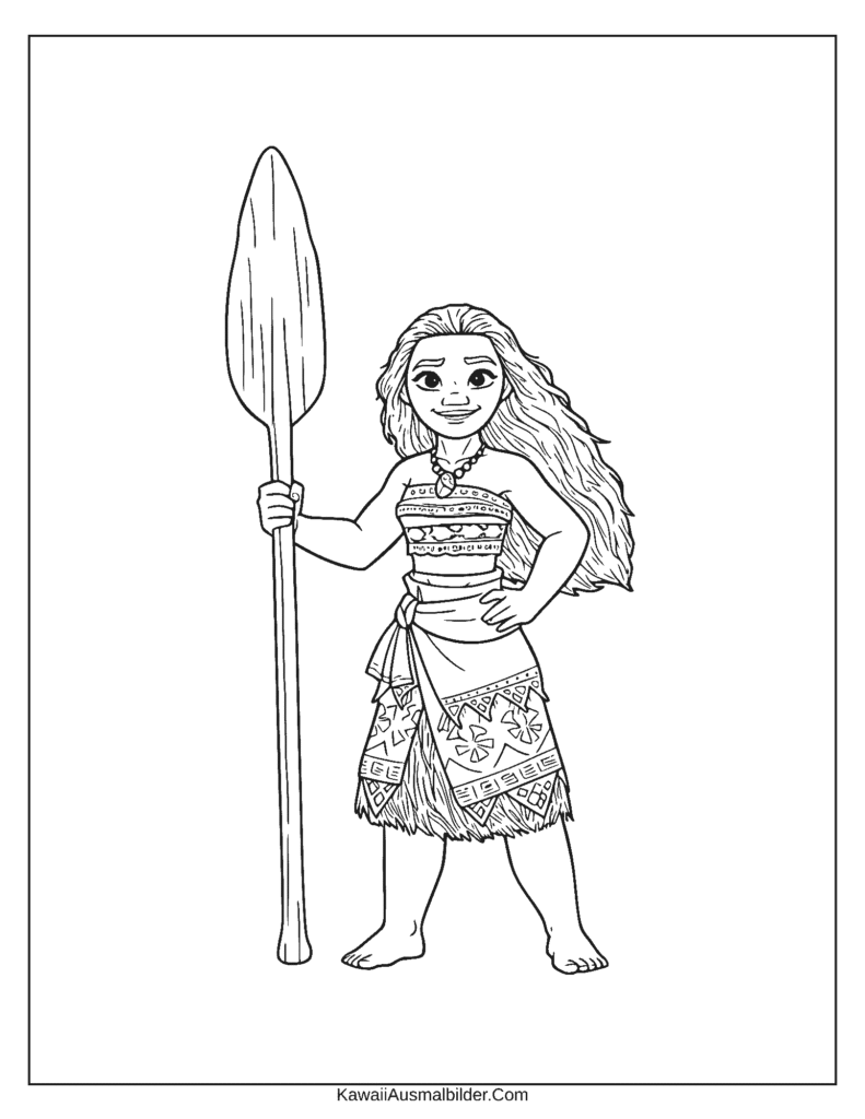 Disney Vaiana ausmalbild