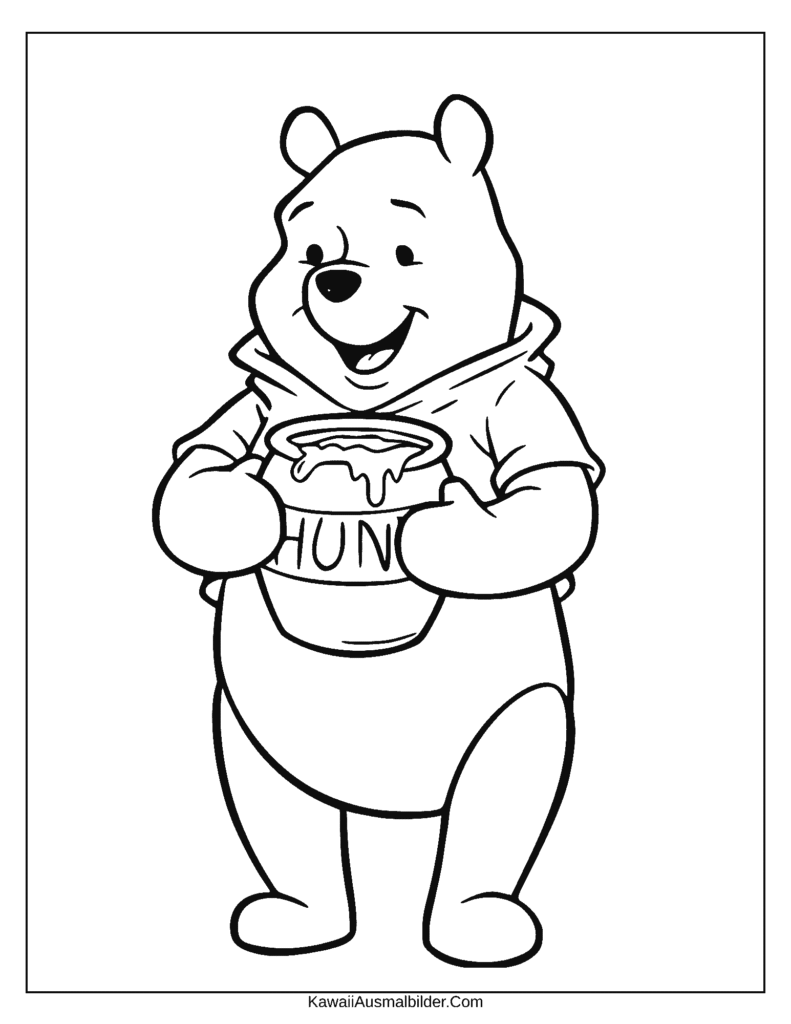 Disney Winnie Puuh Malvorlage