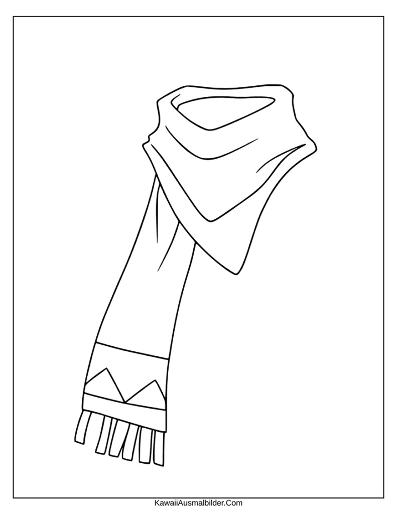 Fortnite Malvorlage Schal