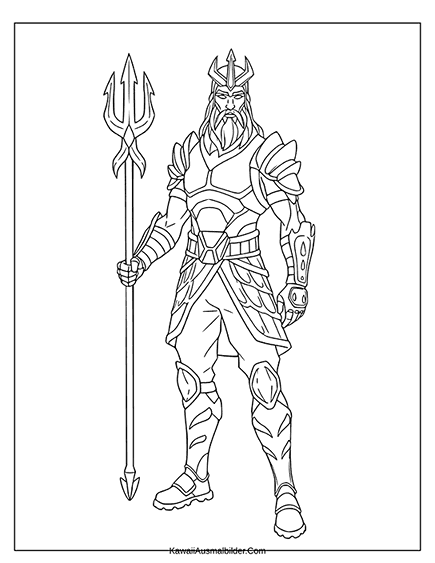 Fortnite Malvorlagen Poseidon
