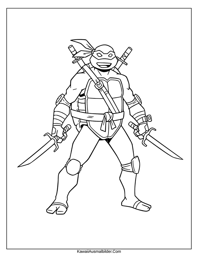 Fortnite Ninja Turtles Malvorlagen