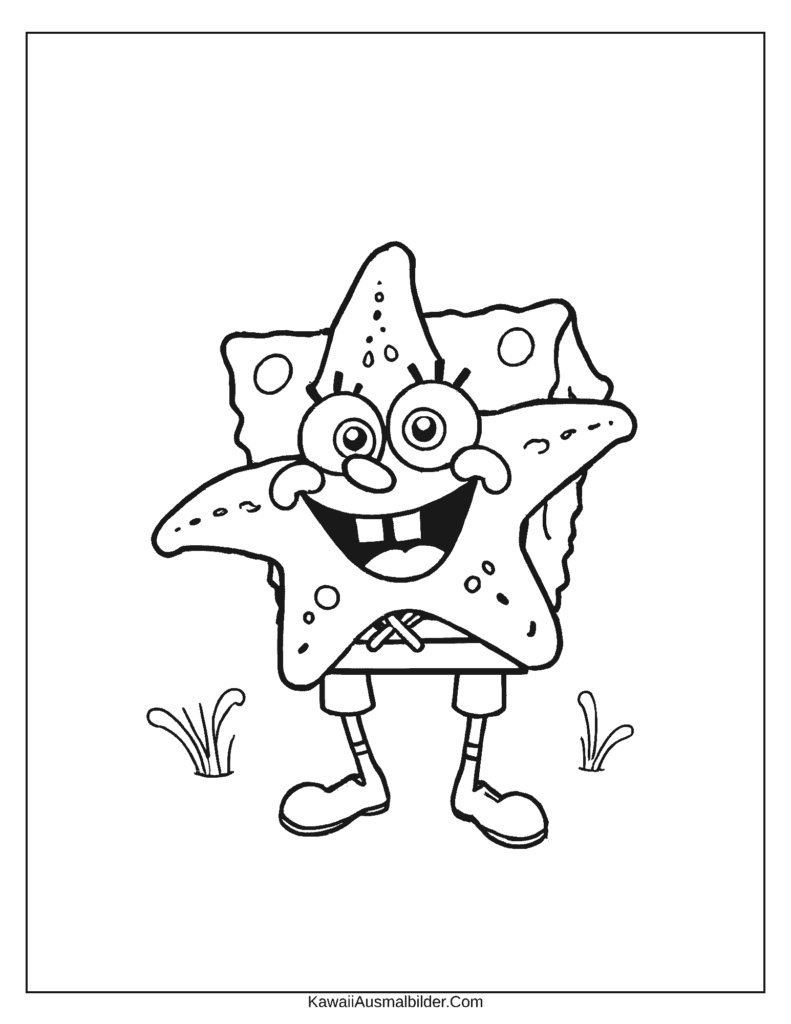 Halloween Spongebob Malvorlage