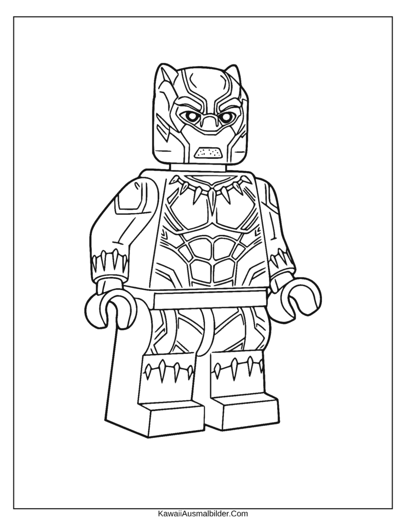 Lego Black Panther Ausmalbild