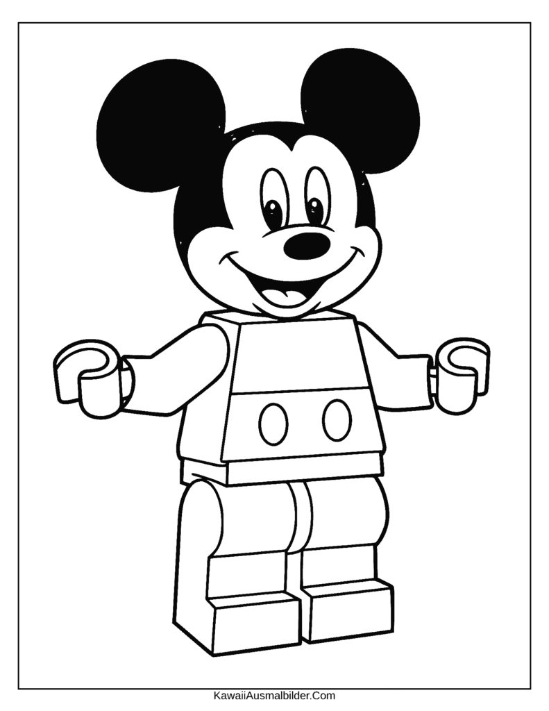 Lego Disney ausmalbild