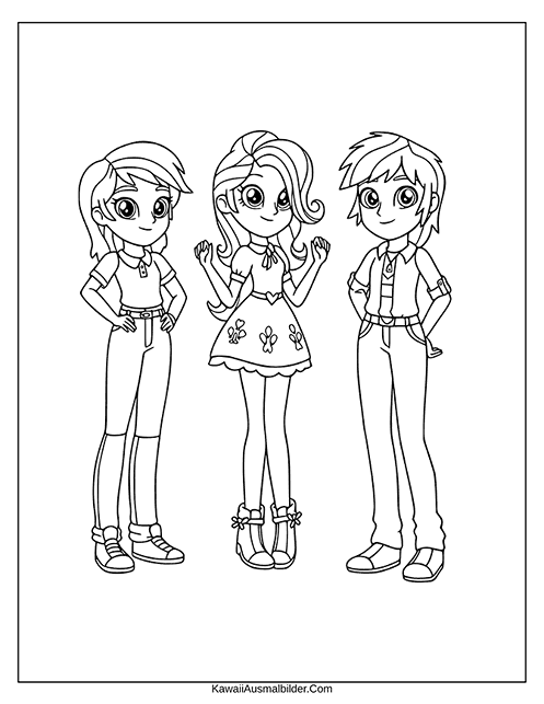 Malvorlage „Mein kleines Pony“