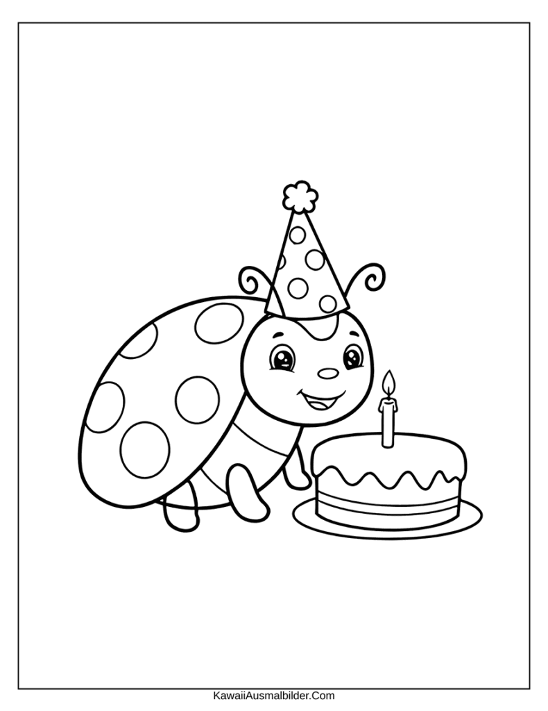 Marienkäferbilder zum Geburtstag