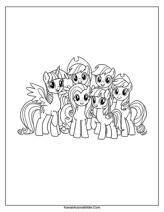 My Little Pony alle Malvorlagen