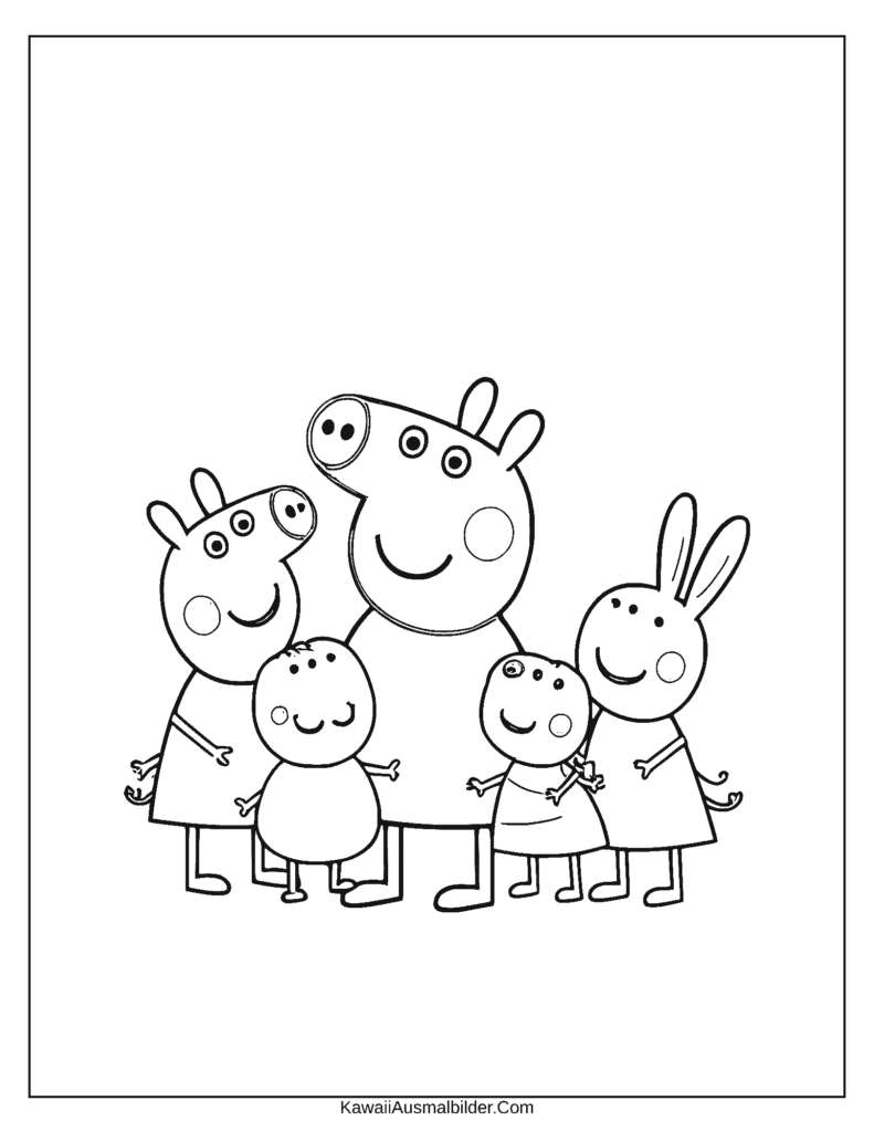 Peppa Pig Kinder Malvorlagen