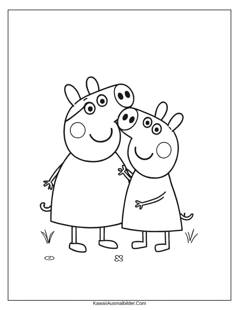 Sausia Peppa Wutz Malvorlage