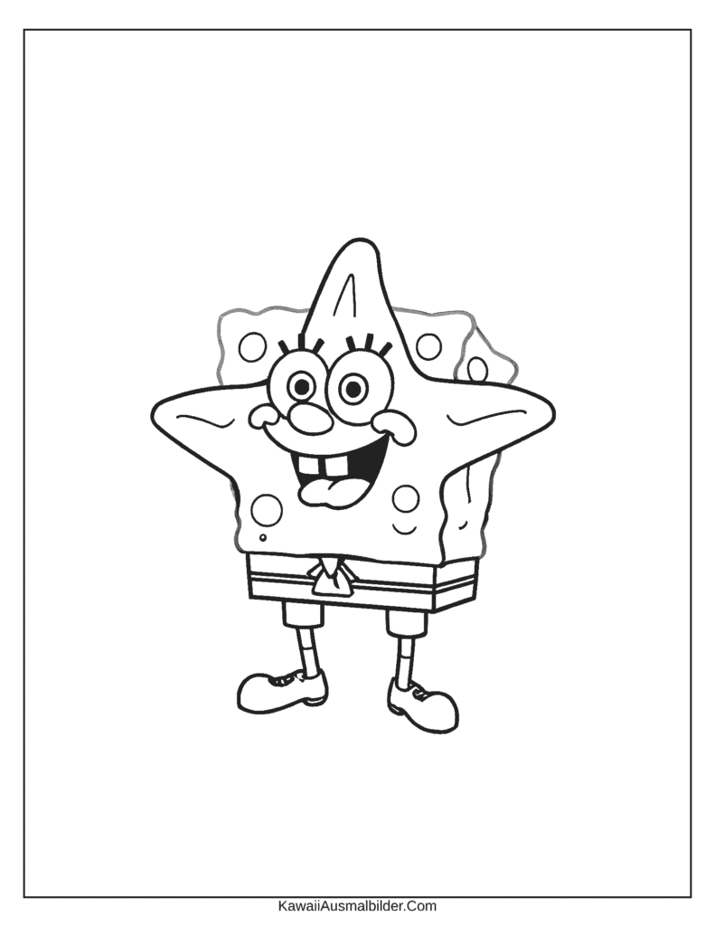 Spongebob Schwammkopf Malvorlage