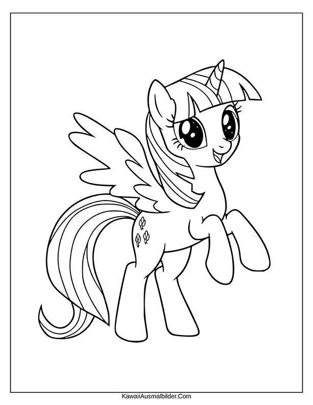 Supercoloring my little pony ausmalbild