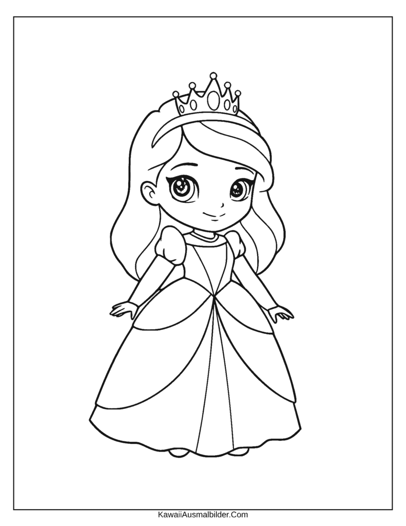 ausmalbild Prinzessin Disney