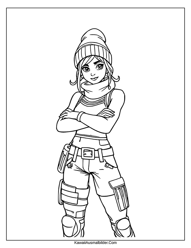 ausmalbild fortnite aura