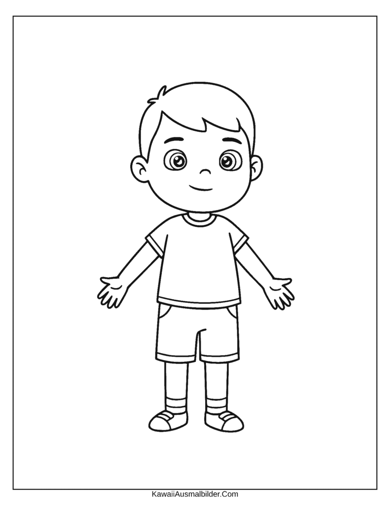 ausmalbild toca boca körper