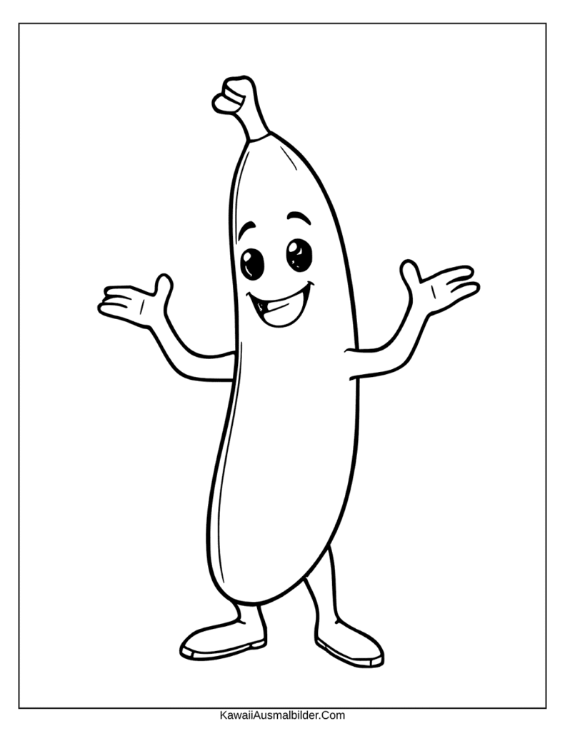 fortnite ausmalbild banane