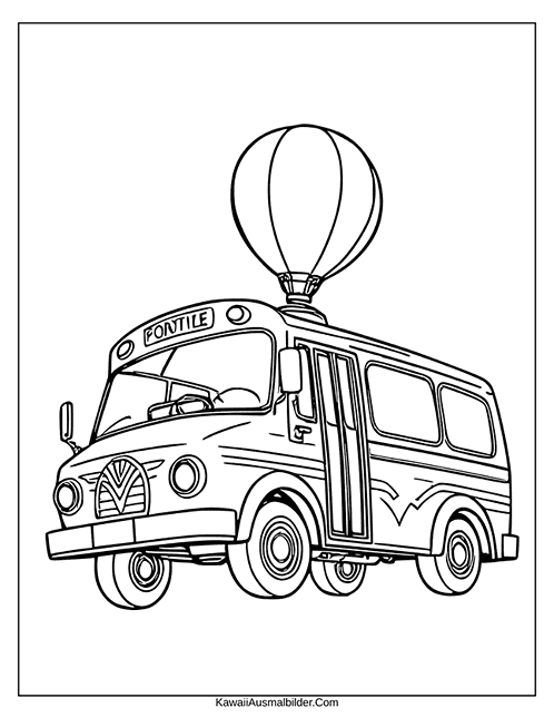 fortnite ausmalbild battle bus