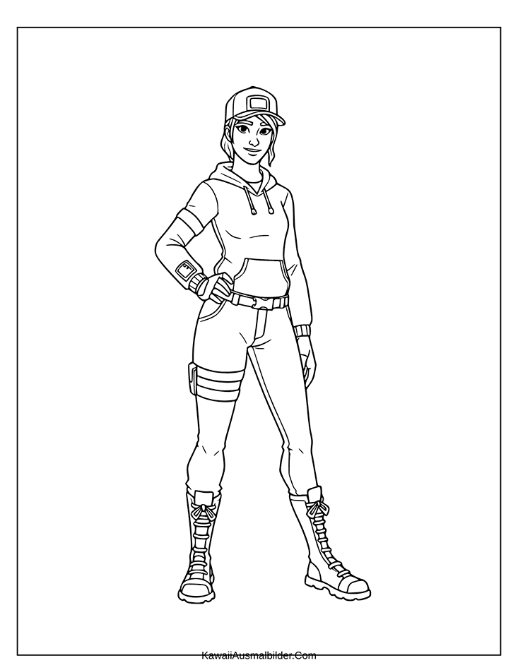 fortnite ausmalbild ruby