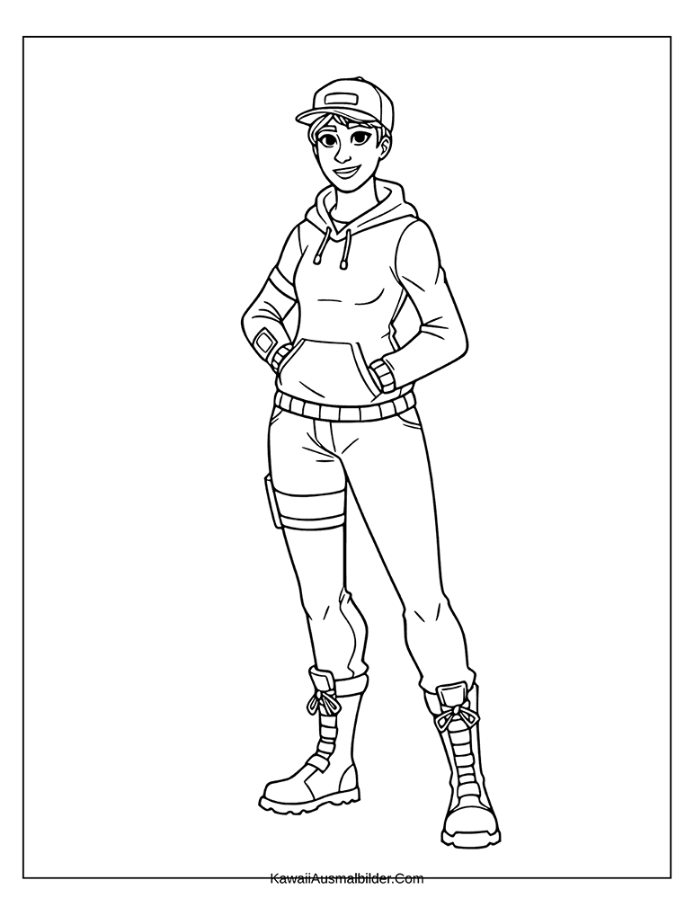 fortnite ausmalbild ruby