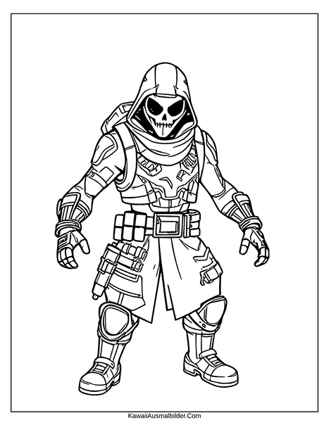 fortnite ausmalbild skins