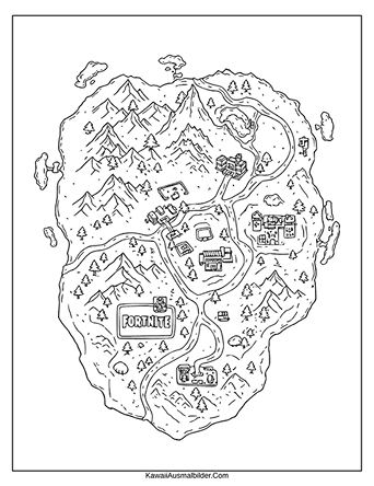 fortnite map ausmalbild