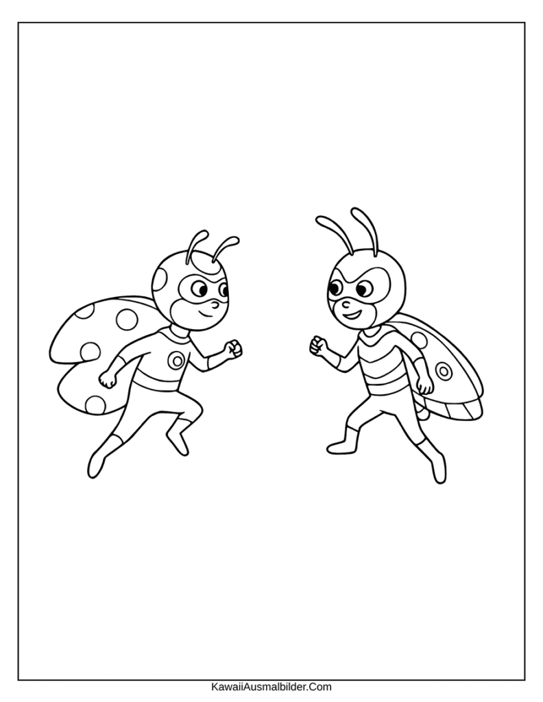 ladybug hawk moth ausmalbild