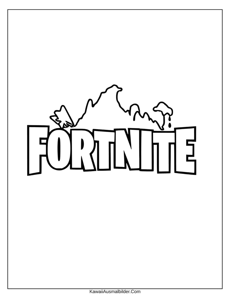 lego fortnite ausmalbild