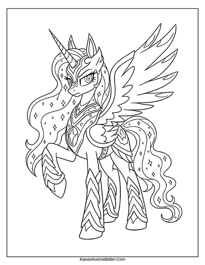 my little pony ausmalbild nightmare moon