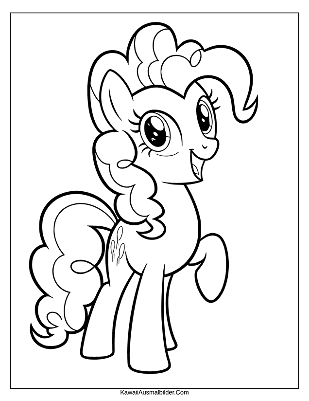 my little pony ausmalbild pinkie pie