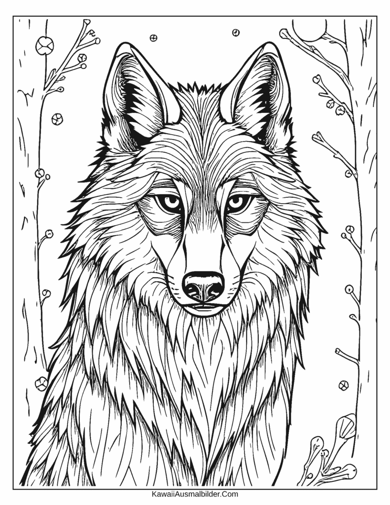 paula wolf ausmalbild