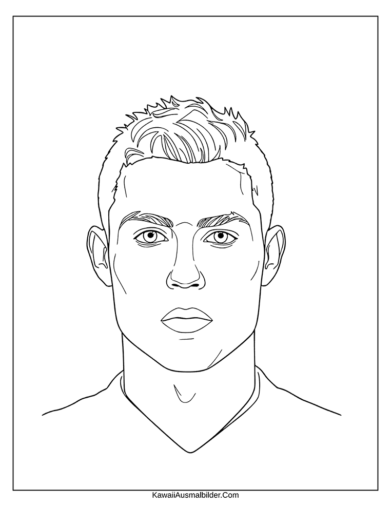 ronaldo ausmalbild manchester united