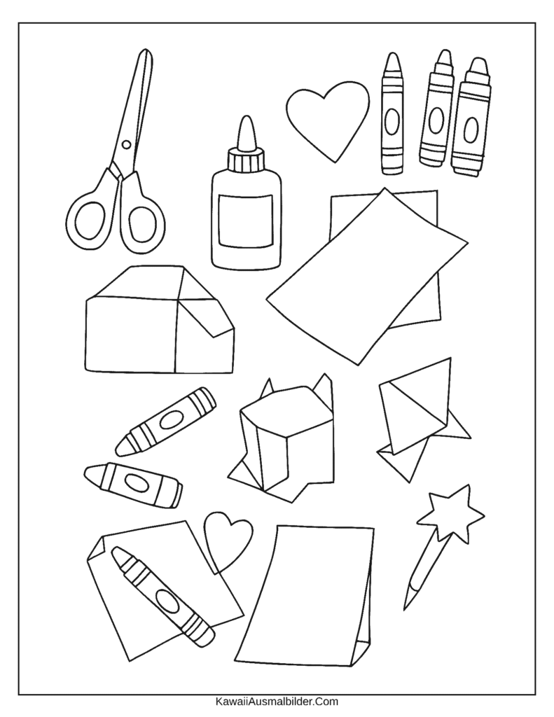 toca boca ausmalbild basteln