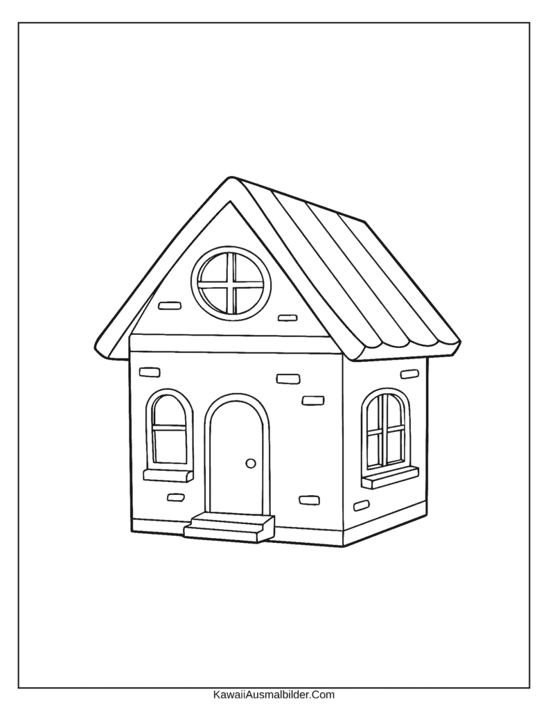 toca boca ausmalbild haus