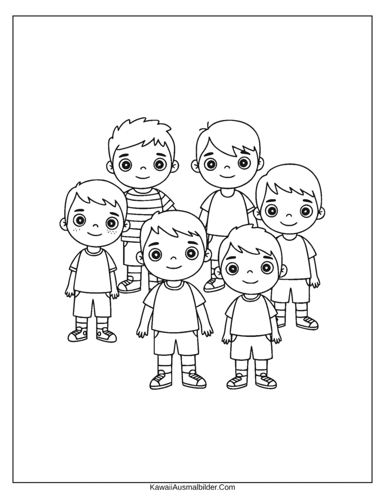 toca boca ausmalbild jungs