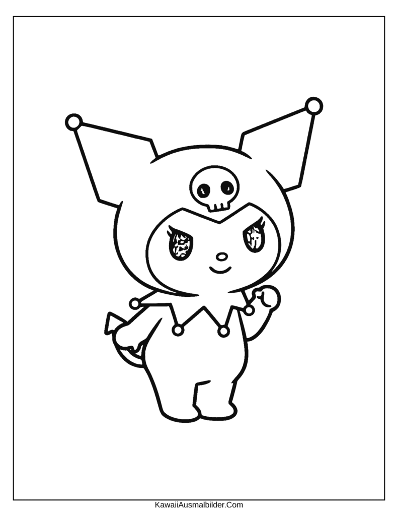 toca boca ausmalbild kuromi