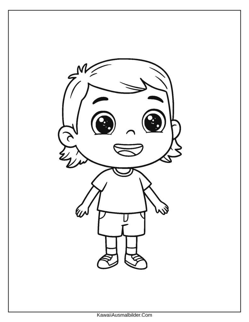 toca boca ausmalbild mädchen