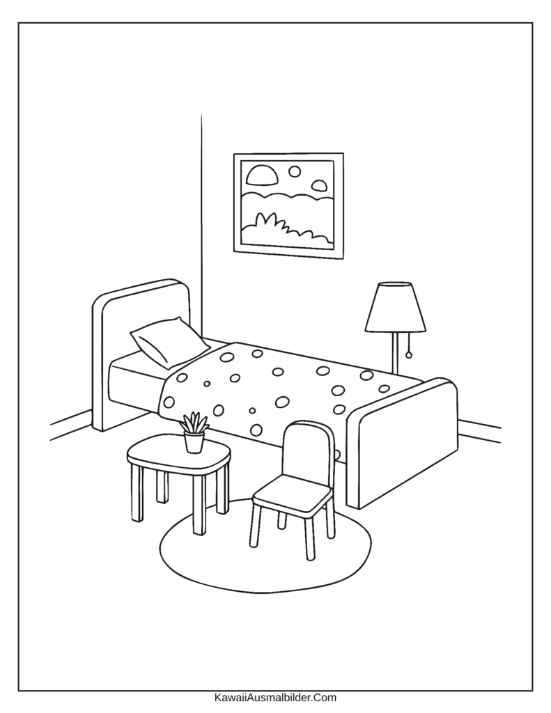 toca boca ausmalbild zimmer