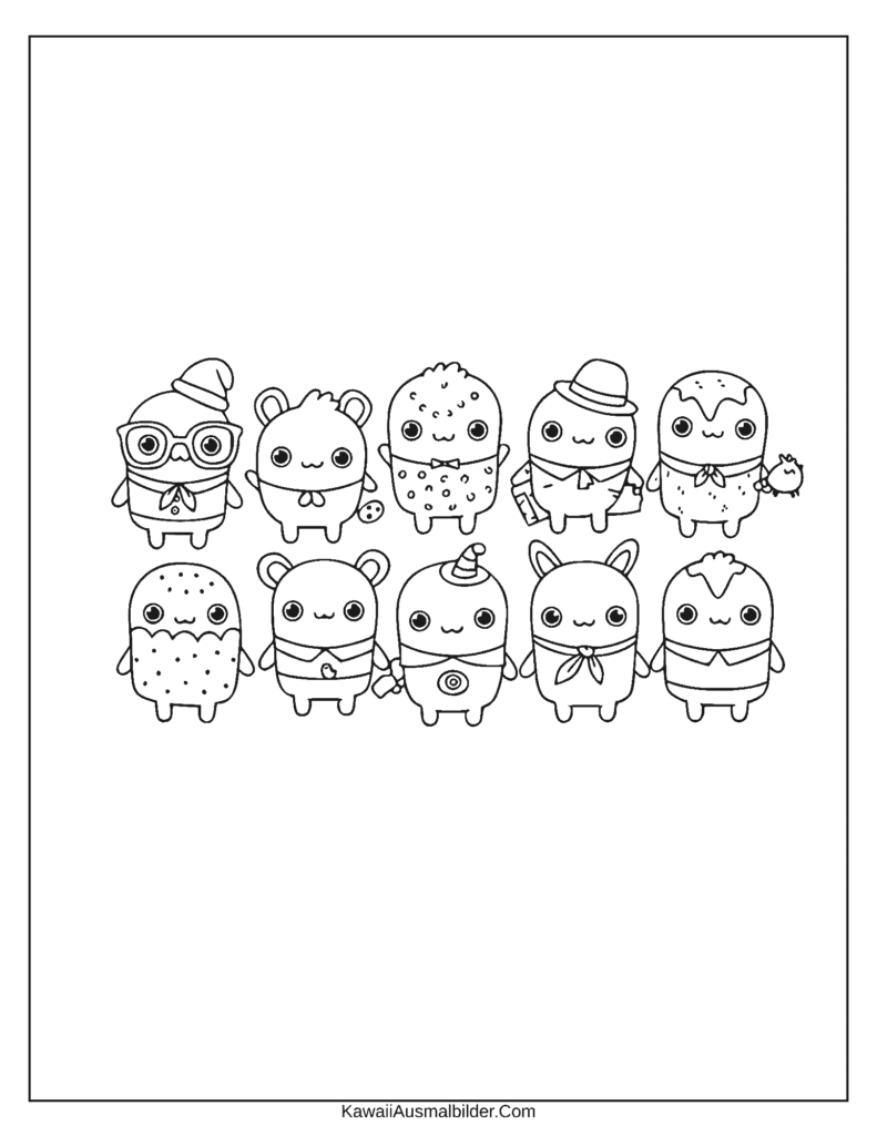 toca boca crumpets ausmalbild